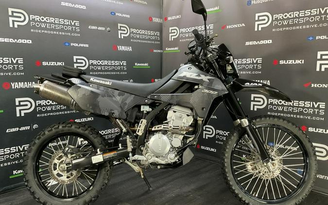 2023 Kawasaki KLX®300 Fragment Camo Gray