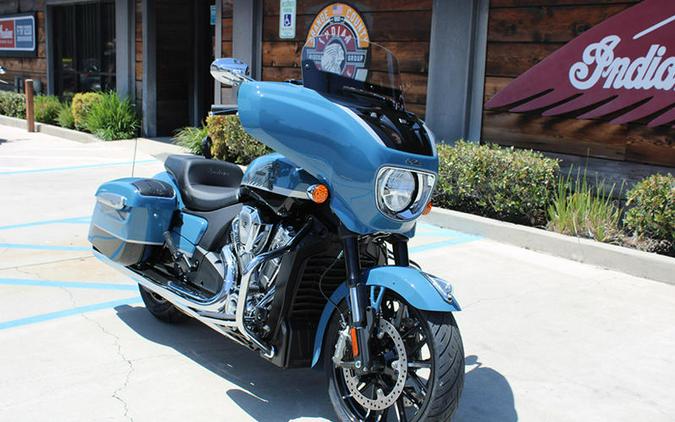 2026 Indian Motorcycle® Chieftain® PowerPlus Limited 112 w/PowerBand Audio Stom Blue with Black Met