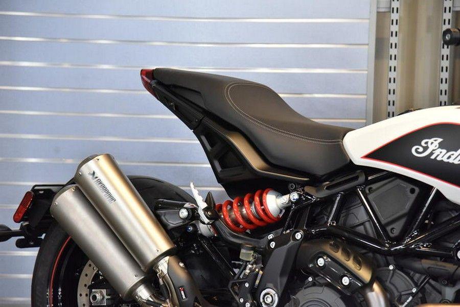 2022 Indian Motorcycle® FTR S White Smoke