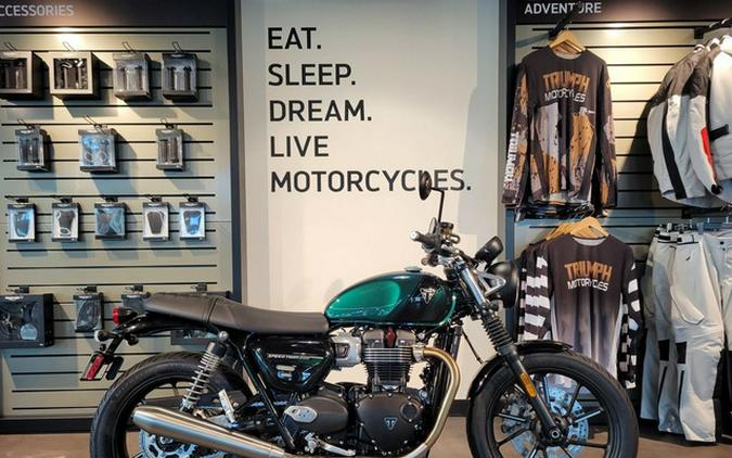 2024 Triumph Speed Twin 900 Competition Green/Phantom Black