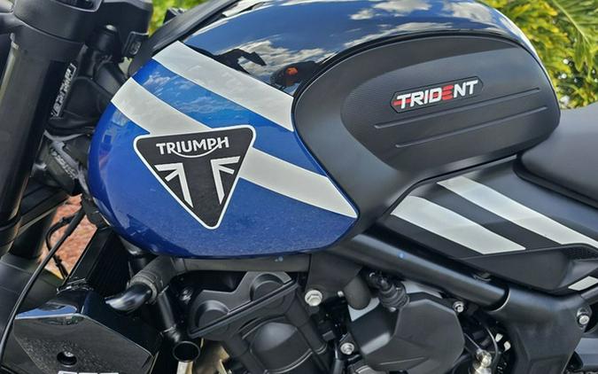 2025 Triumph Trident 660 Cobalt Blue/Sapphire Black 660