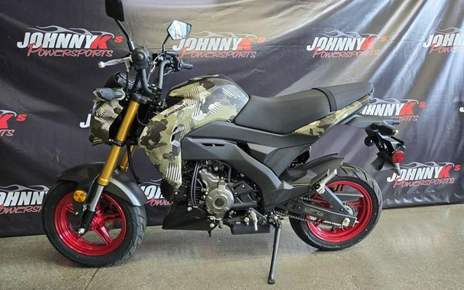 2025 Kawasaki Z125 PRO Cypher Camo Beige
