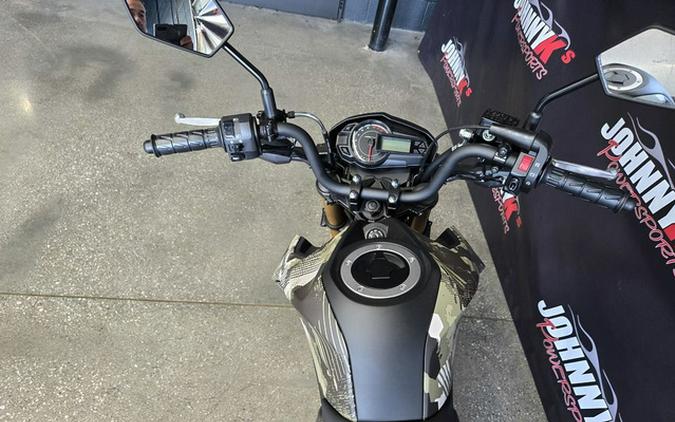 2025 Kawasaki Z125 PRO Cypher Camo Beige