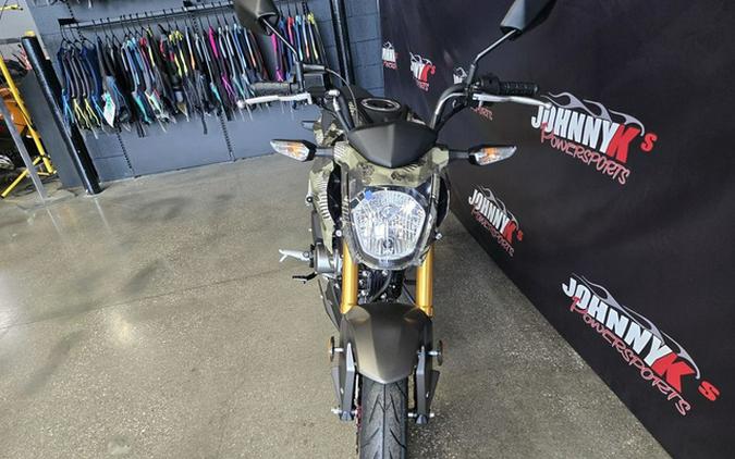 2025 Kawasaki Z125 PRO Cypher Camo Beige