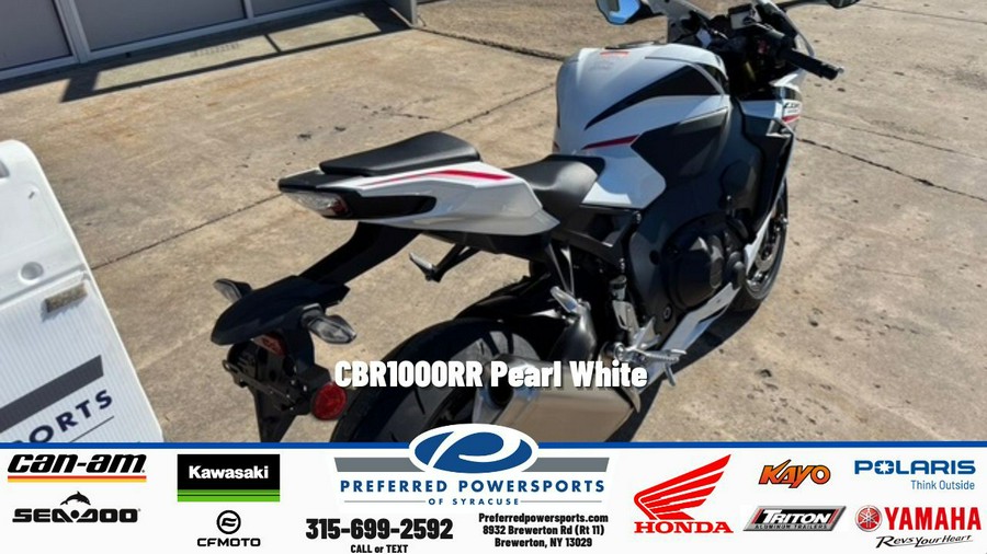 2026 Honda CBR 1000RR Pearl White