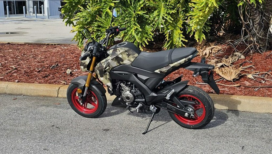2026 Kawasaki Z125 PRO Cypher Camo Beige