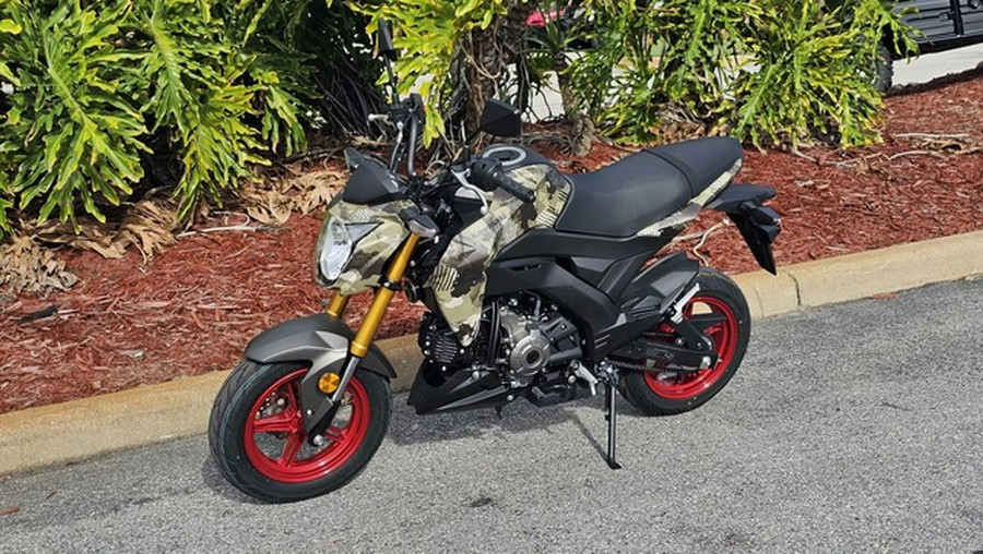 2026 Kawasaki Z125 PRO Cypher Camo Beige