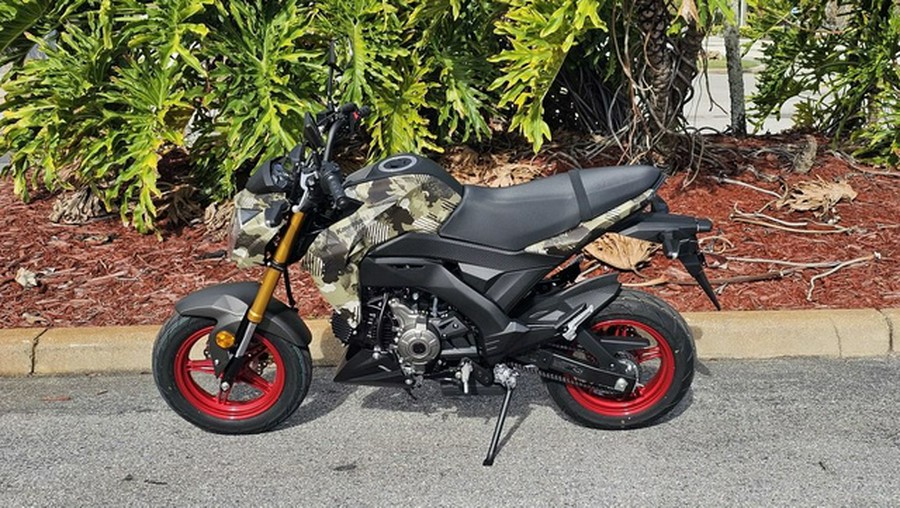 2026 Kawasaki Z125 PRO Cypher Camo Beige