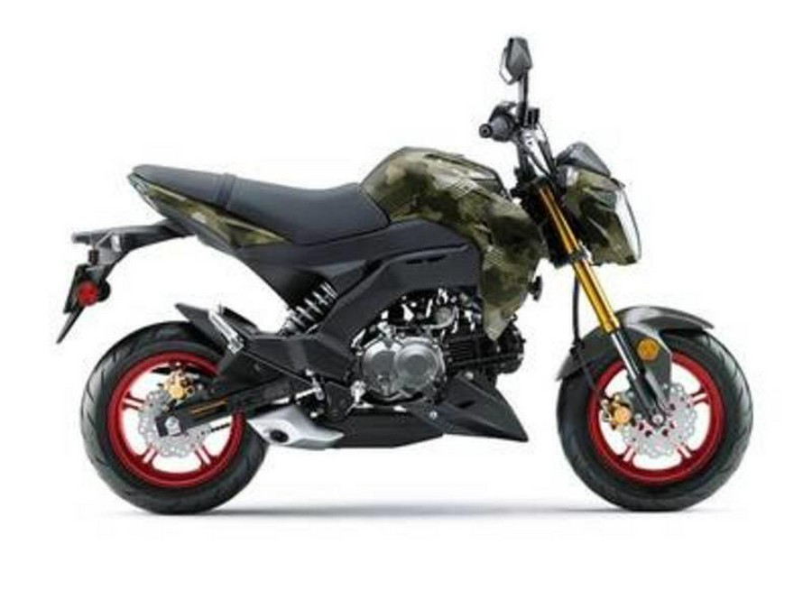 2025 Kawasaki Z125 PRO Cypher Camo Beige