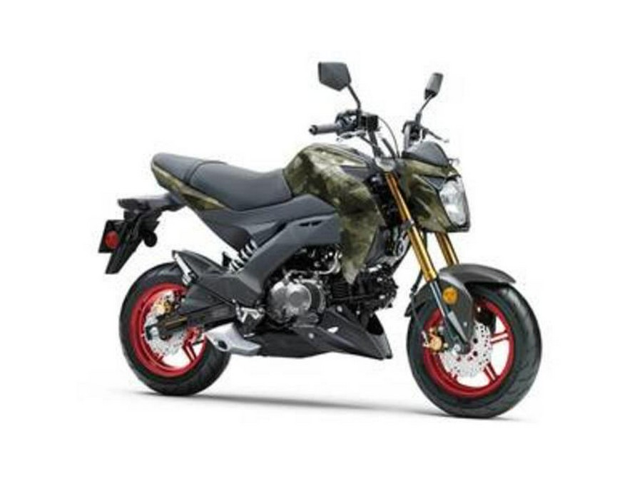 2025 Kawasaki Z125 PRO Cypher Camo Beige