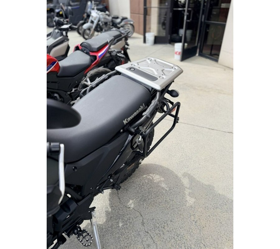 2025 Kawasaki KLR650 S Metallic Matte Old School Green ABS