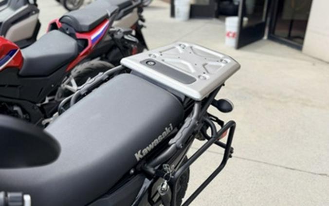 2025 Kawasaki KLR650 S Metallic Matte Old School Green ABS