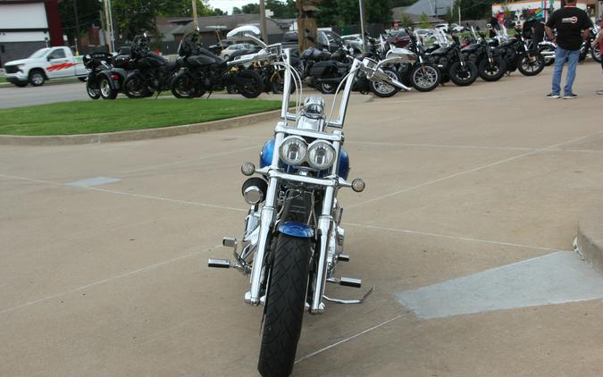 2009 Harley-Davidson CVO Fat Bob Denim Granite with Electric Blue Fade