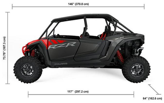 2024 Polaris Industries RZR XP 4 1000 Ultimate Indy Red.