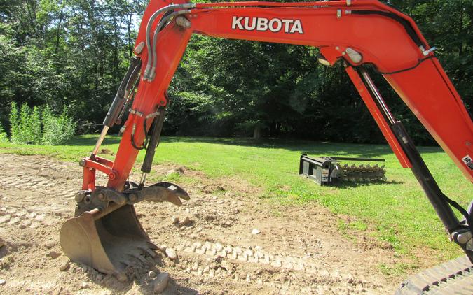 2021 Kubota KX 040-4 WITH THUMB AND ANGLE BLADE