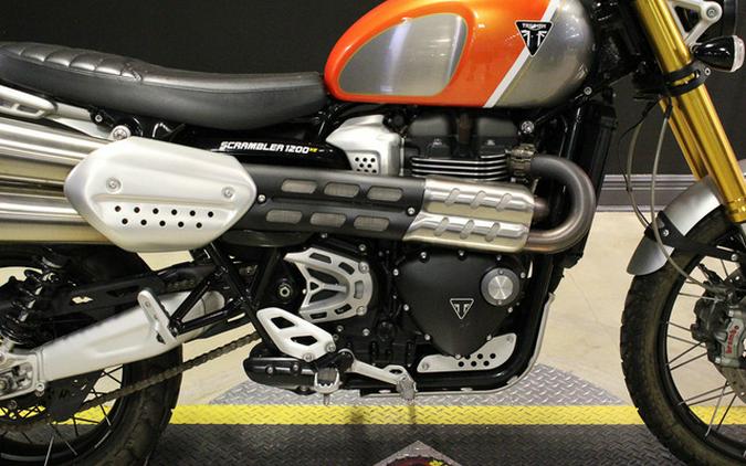 2022 TRIUMPH Scrambler 1200 XE Gold Line Baja Orange / Silver I
