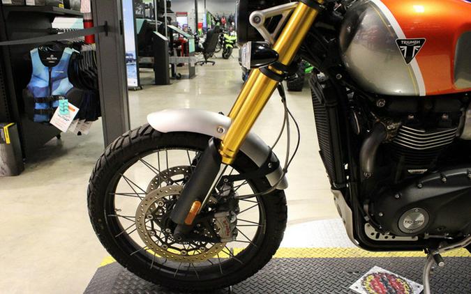 2022 TRIUMPH Scrambler 1200 XE Gold Line Baja Orange / Silver I