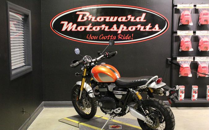 2022 TRIUMPH Scrambler 1200 XE Gold Line Baja Orange / Silver I