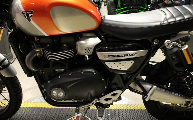 2022 TRIUMPH Scrambler 1200 XE Gold Line Baja Orange / Silver I