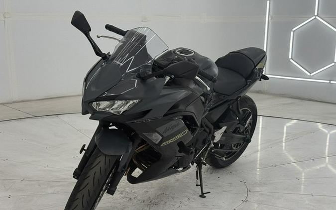 2024 Kawasaki Ninja 650 ABS Metallic Matte Dark Gray/Metallic Spark Black