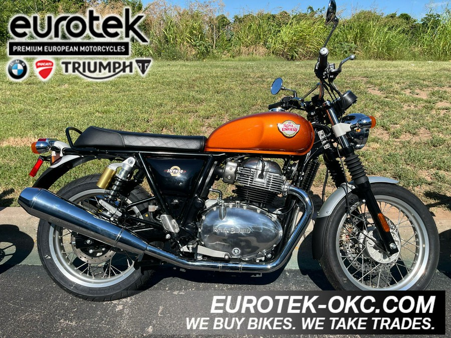 2023 Royal Enfield INT650 Orange Crush