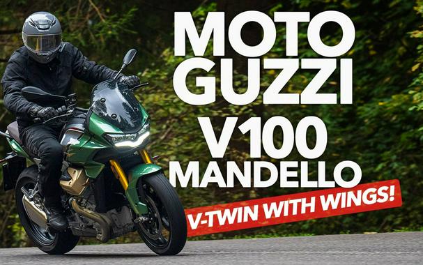 New video review: 2023 Moto Guzzi V100 Mandello 🦅We're...