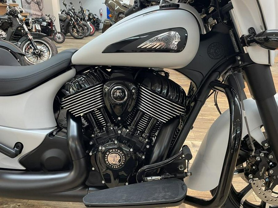 2024 Indian Motorcycle® Chieftain® Dark Horse® Ghost White Metallic Smoke