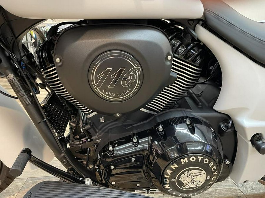 2024 Indian Motorcycle® Chieftain® Dark Horse® Ghost White Metallic Smoke