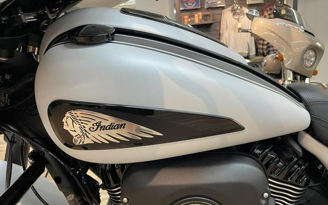 2024 Indian Motorcycle® Chieftain® Dark Horse® Ghost White Metallic Smoke