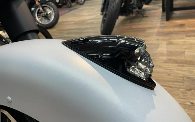 2024 Indian Motorcycle® Chieftain® Dark Horse® Ghost White Metallic Smoke