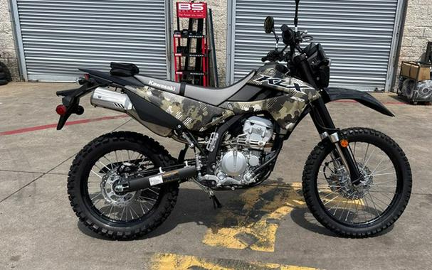 2026 Kawasaki KLX300 Cypher Camo Beige