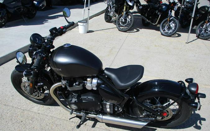 2023 Triumph Bonneville Bobber Matte Storm Grey/Matte Ironstone