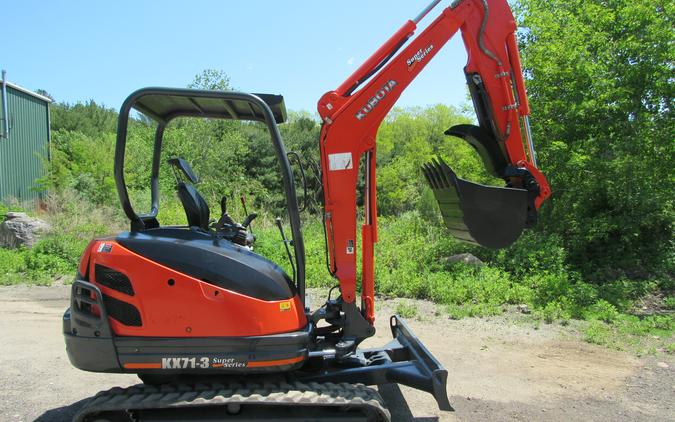 2018 Kubota KX 71-3 EXCAVATOR WITH THUMB