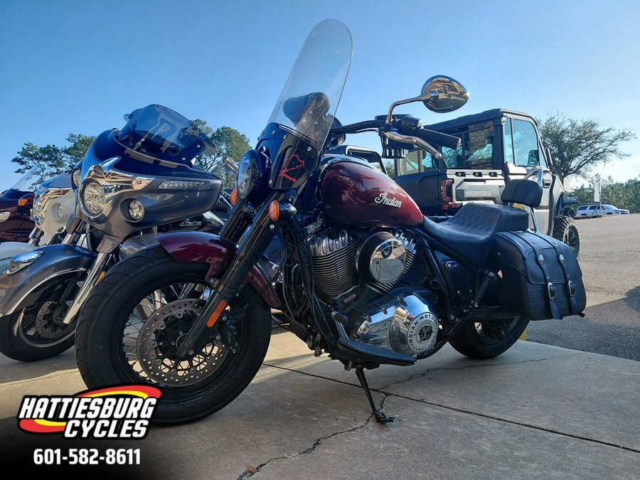 2022 Indian Super Chief Limited Maroon Metallic