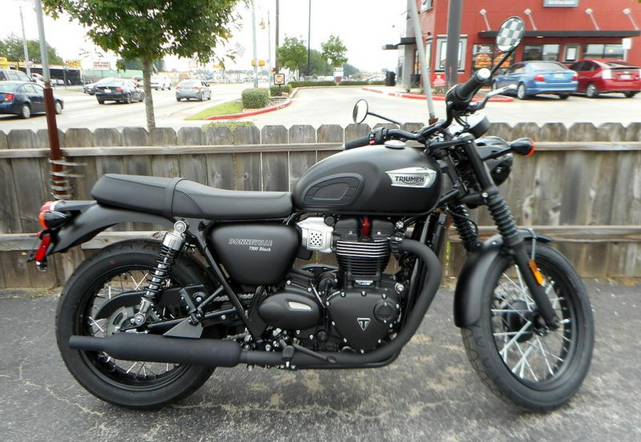 2020 Triumph Bonneville T120 Black Matte Black