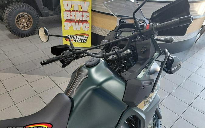 2026 Kawasaki KLR650 Adventure ABS Cypher Camo Beige