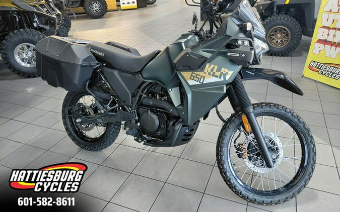 2026 Kawasaki KLR650 Adventure ABS Cypher Camo Beige