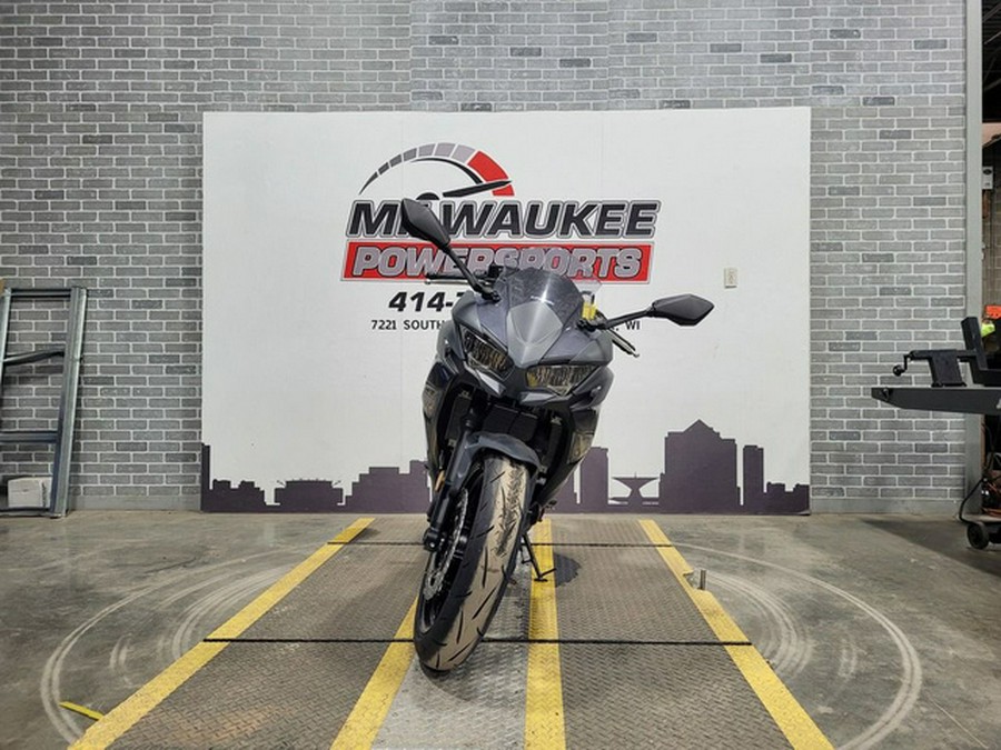 2024 Kawasaki Ninja 650 Metallic Matte Dark GrayMetallic Spark