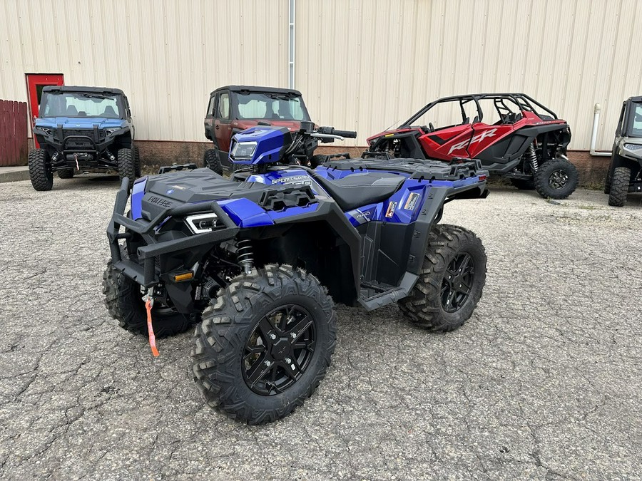 2024 Polaris Industries Sportsman 850 Ultimate Trail. Factory winch, bumpers, LED lights and 78HP!