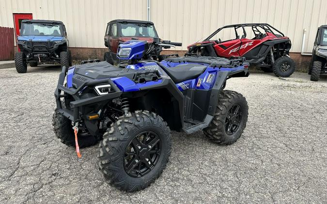 2024 Polaris Industries Sportsman 850 Ultimate Trail. Factory winch, bumpers, LED lights and 78HP!