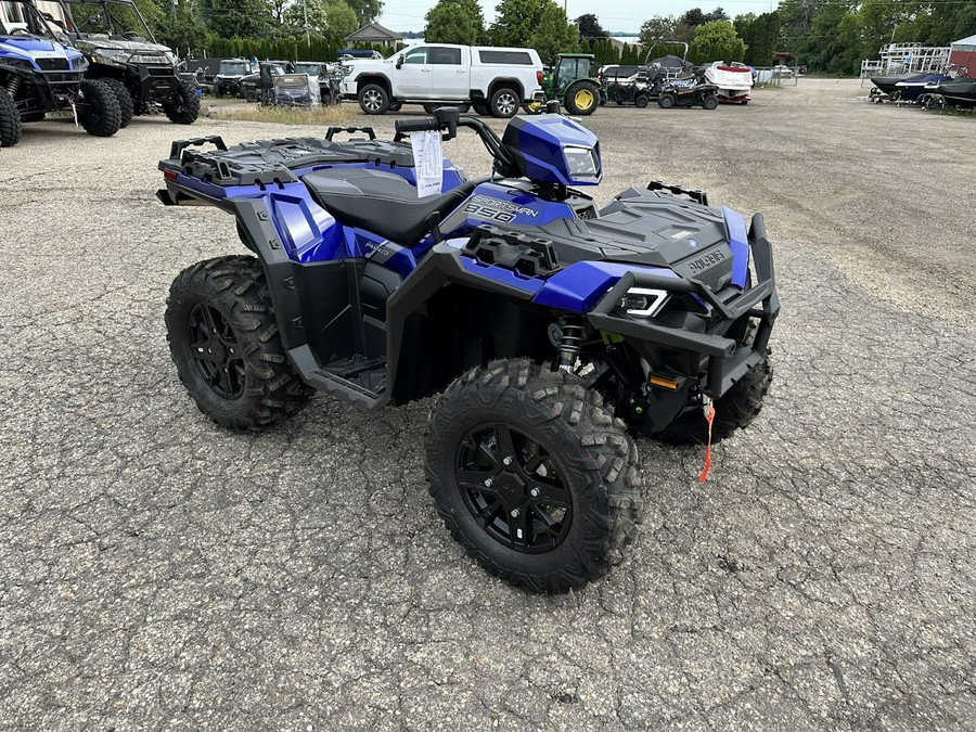 2024 Polaris Industries Sportsman 850 Ultimate Trail. Factory winch, bumpers, LED lights and 78HP!