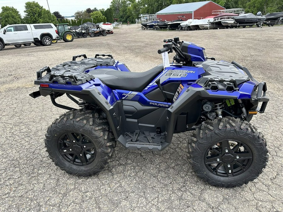 2024 Polaris Industries Sportsman 850 Ultimate Trail. Factory winch, bumpers, LED lights and 78HP!