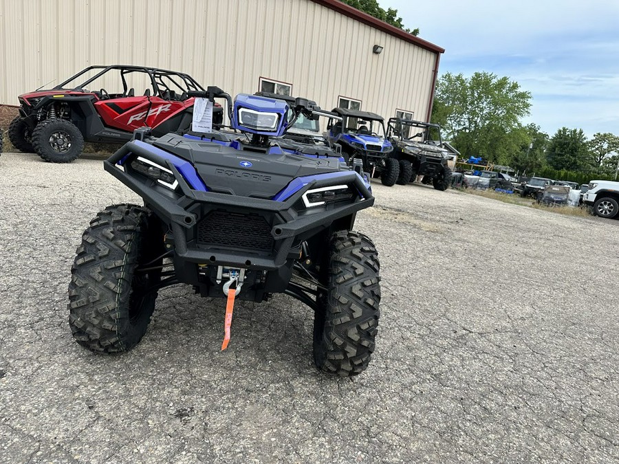 2024 Polaris Industries Sportsman 850 Ultimate Trail. Factory winch, bumpers, LED lights and 78HP!