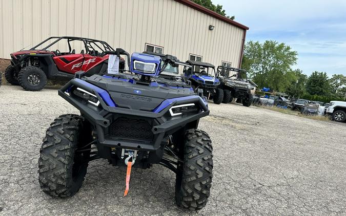 2024 Polaris Industries Sportsman 850 Ultimate Trail. Factory winch, bumpers, LED lights and 78HP!