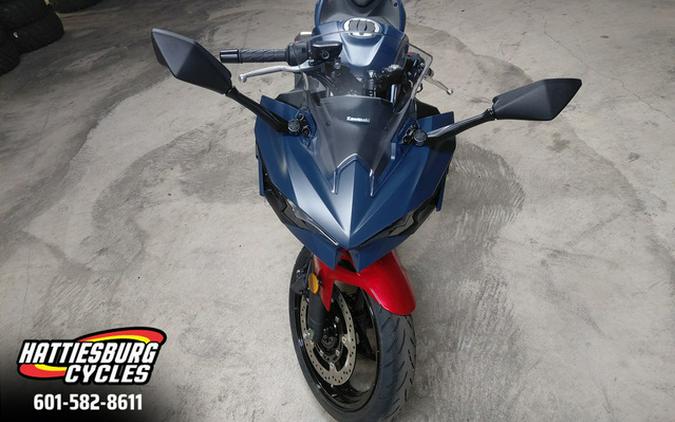 2026 Kawasaki Ninja 500 ABS Metallic Matte Twilight Blue