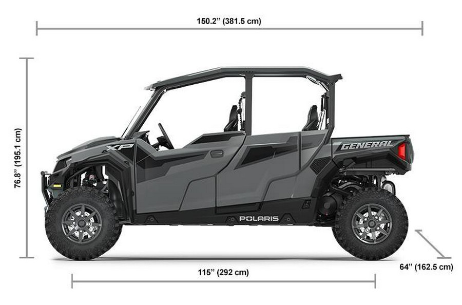 2023 Polaris Industries GENERAL XP 4 1000 Ultimate Avalanche Gray