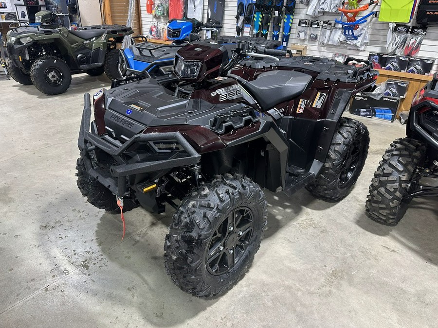 2024 Polaris Industries Sportsman 850 Ultimate Trail. Factory winch, bumpers, LED lights and 78HP!