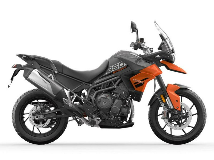 2023 Triumph Tiger 850 Sport Graphite/Baja Orange