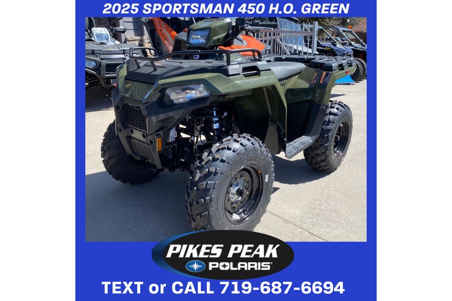 2025 Polaris Industries SPORTSMAN 450 H.O. SAGE GREEN