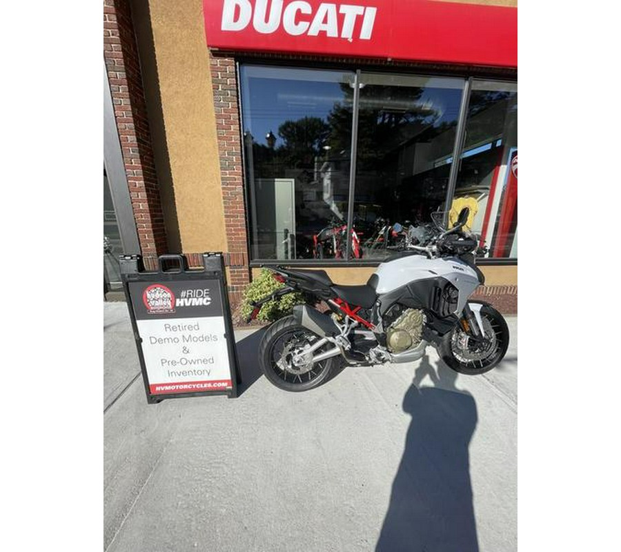 2023 Ducati Multistrada V4S Iceberg White - Spoked Wheels